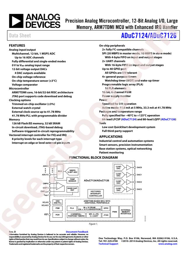 ADUC7126BSTZ126I