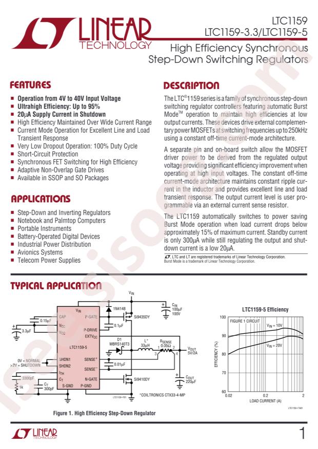 LTC1159CS#PBF