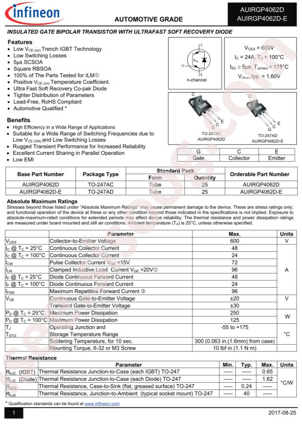 AUIRGP4062D-E