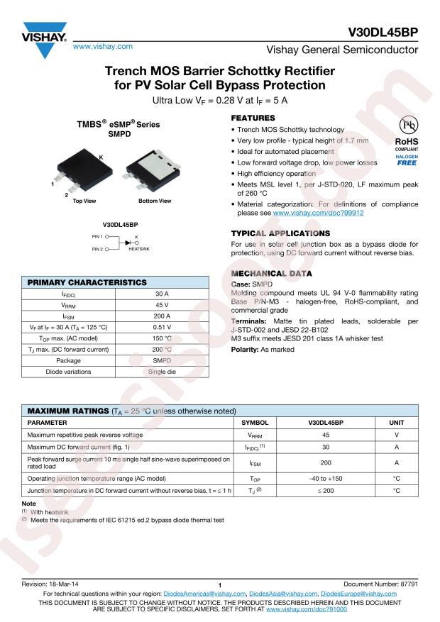 V30DL45BP-M3/I