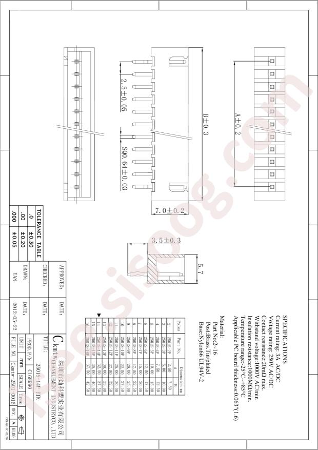 W-2501S14P-K000