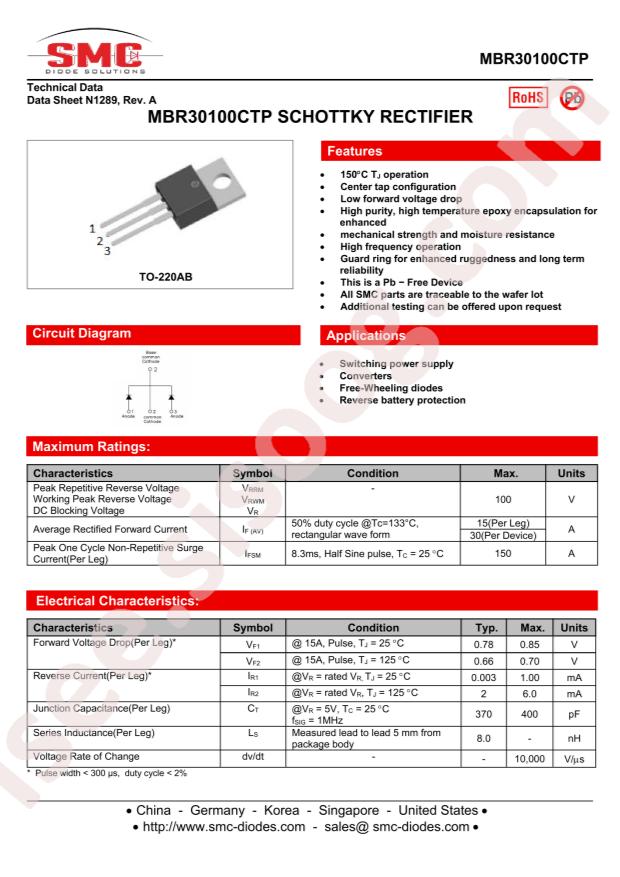 MBR30100CTP