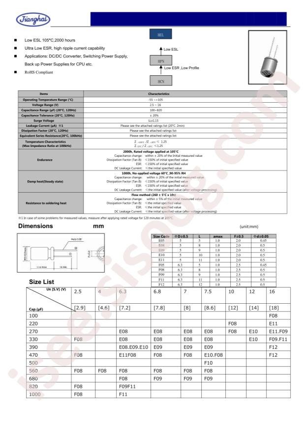 PCR0JEL471MF08LL25WP