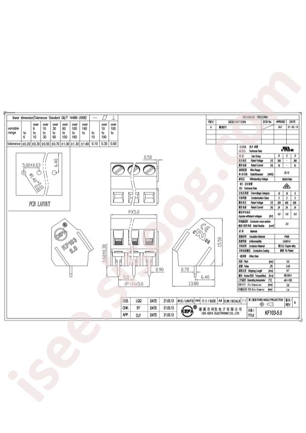 KF103-5.0-3P