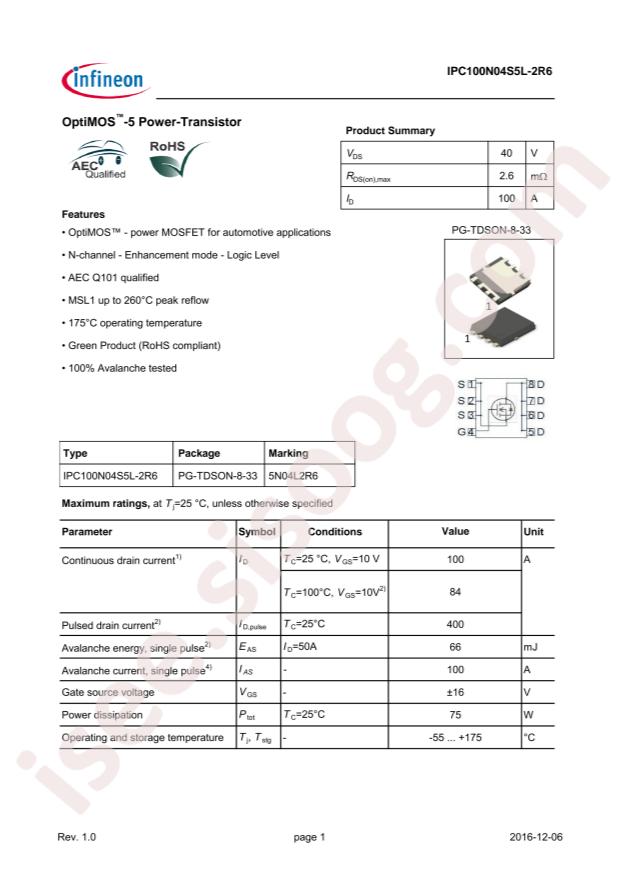 IPC100N04S5L-2R6