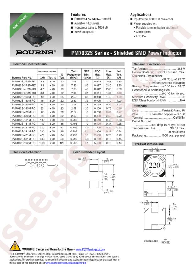 PM7032S-331M-RC