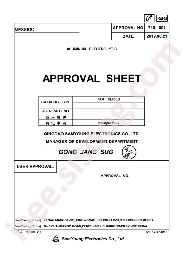 NXA50V220M10*16 LO