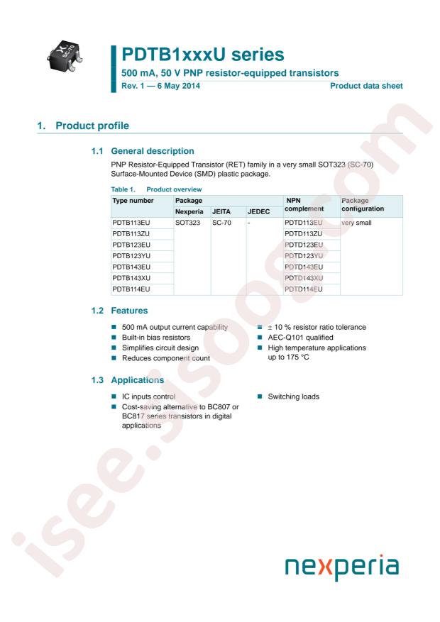 PDTB123YUF