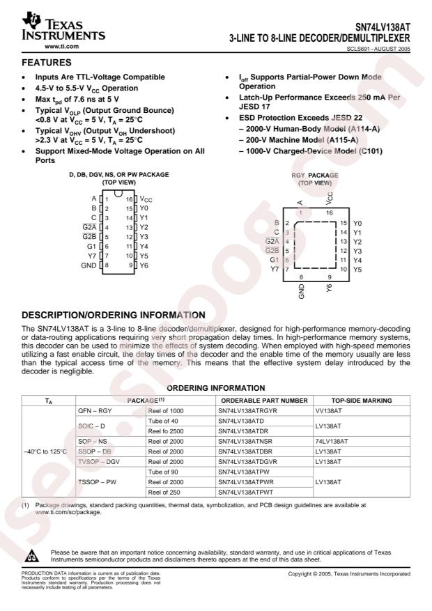 SN74LV138ATPWR
