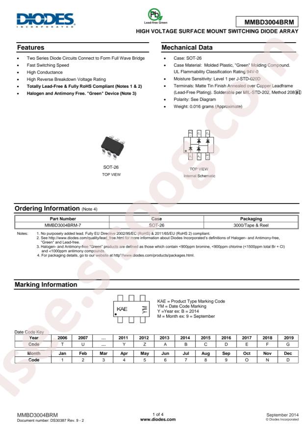 MMBD3004BRM-7-F