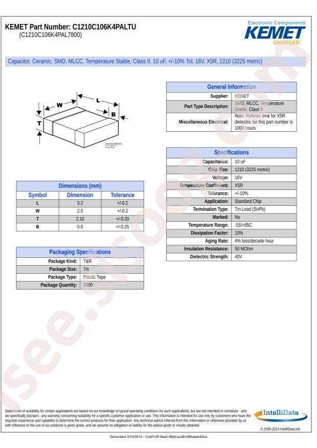 C1210C106K4PALTU