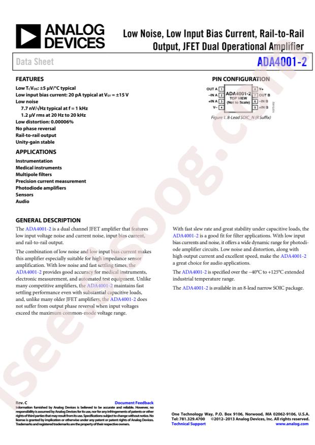 ADA4001-2ARZ-RL