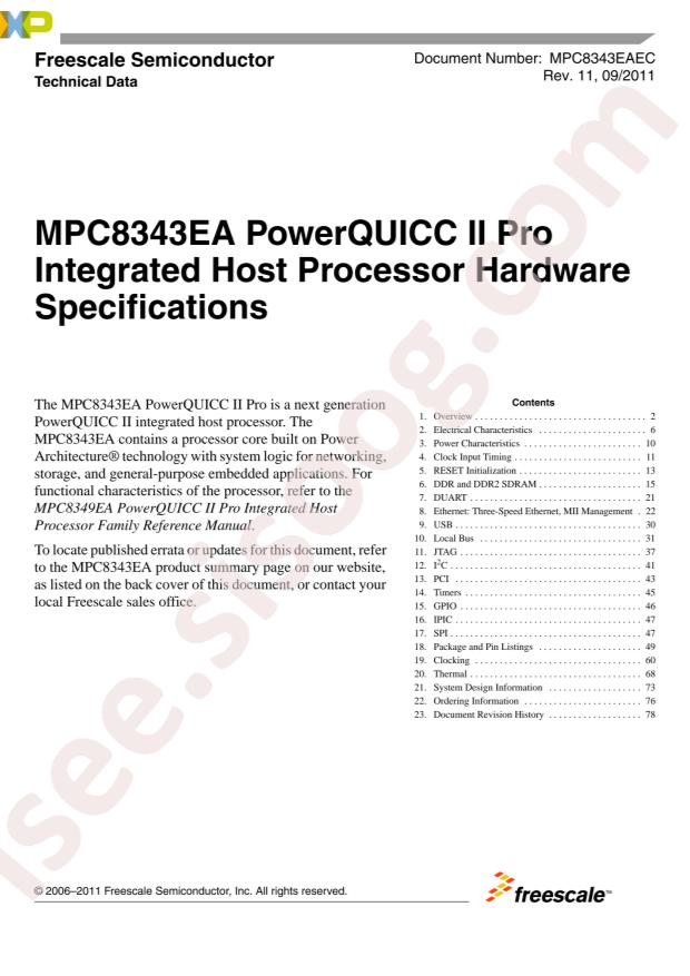 MPC8343CVRAGDB