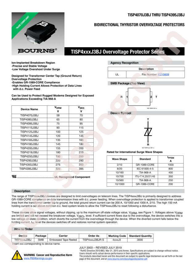 TISP4395J3BJR-S