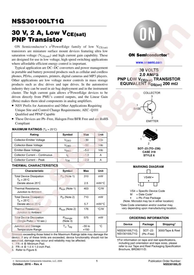NSS30100LT1G