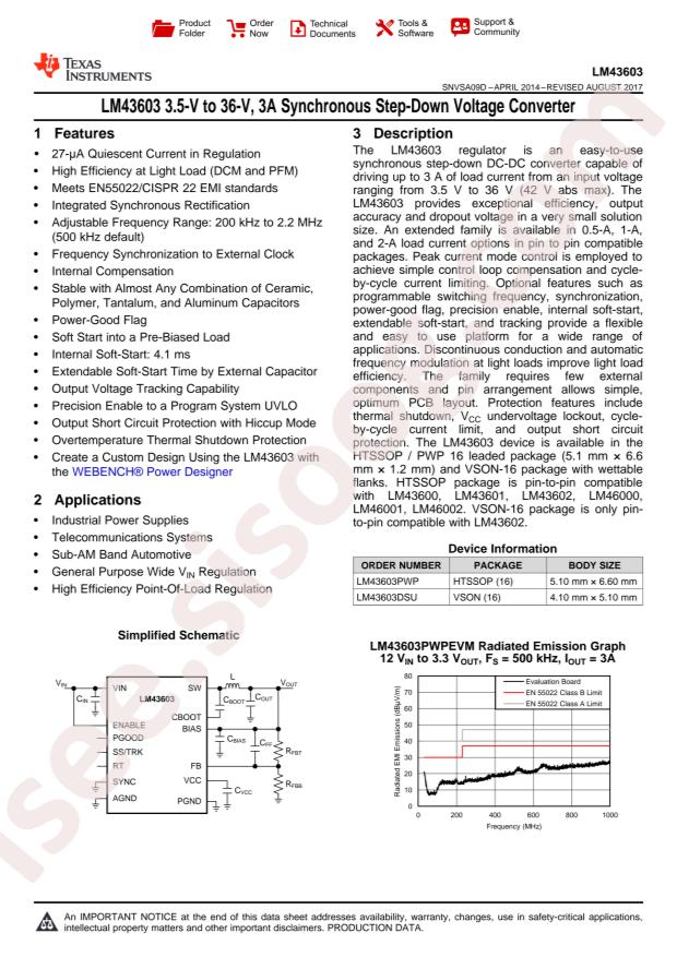 LM43603PWPR