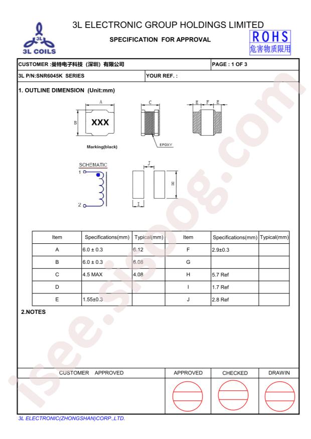 SNR6045K-150M