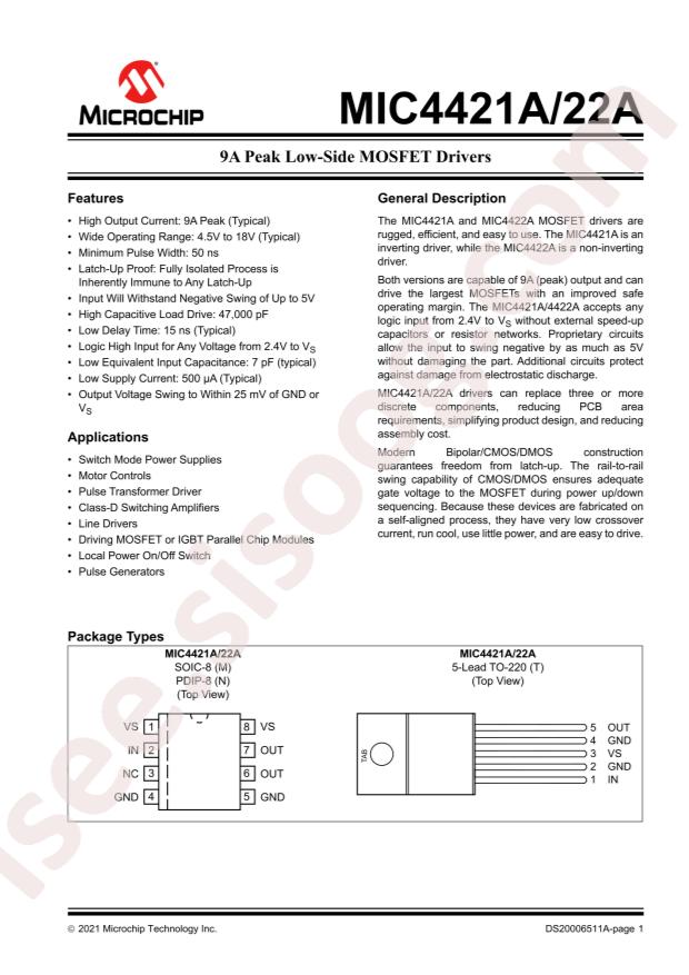 MIC4422AYM-TR