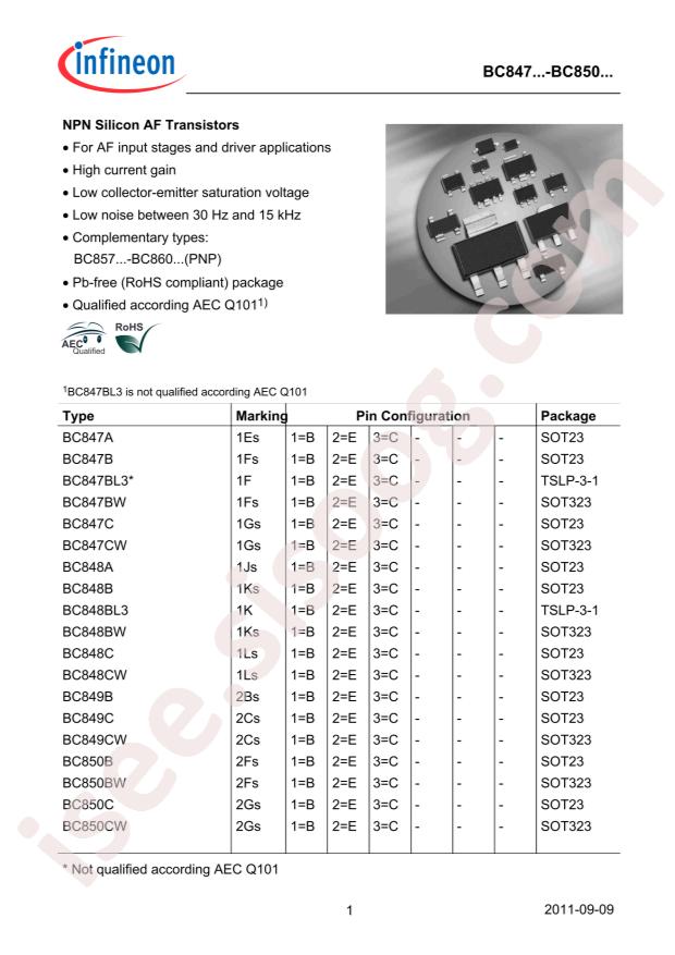 BC 849CW H6327