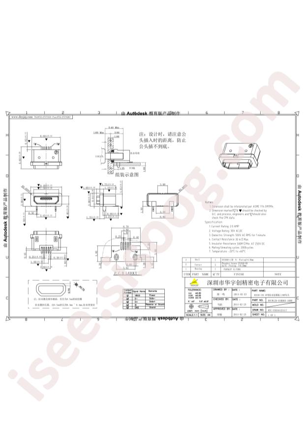 HYCW129-USBD05-100B