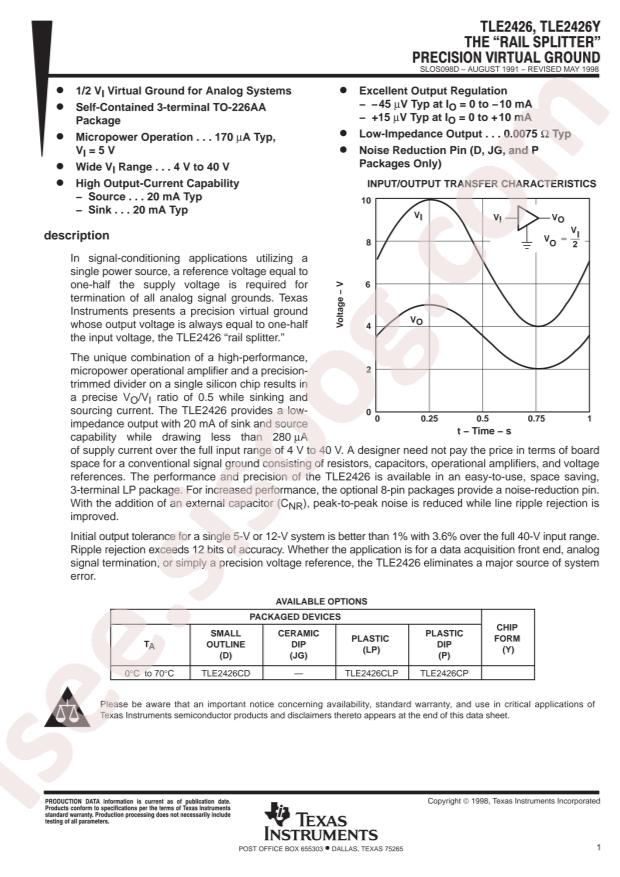 TLE2426CDR