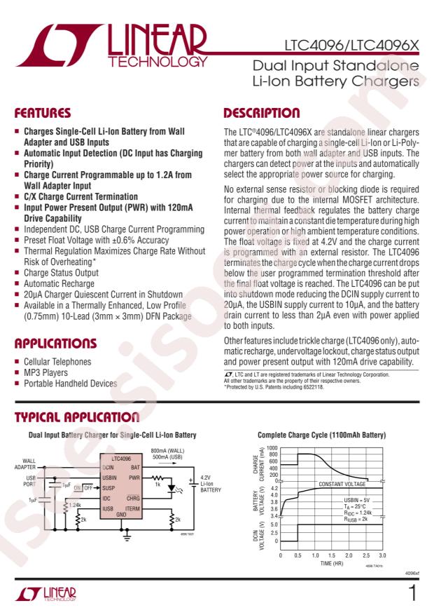 LTC4096EDD#PBF