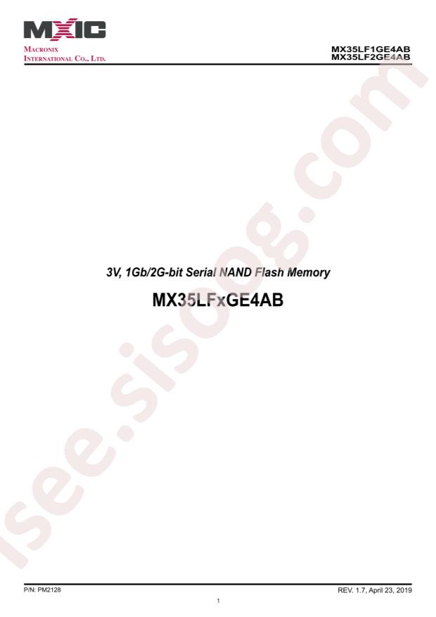 MX35LF1GE4AB-Z4I