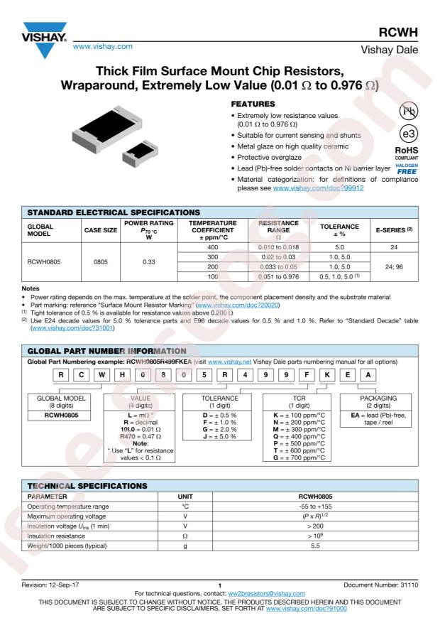RCWH080533L2FNEA
