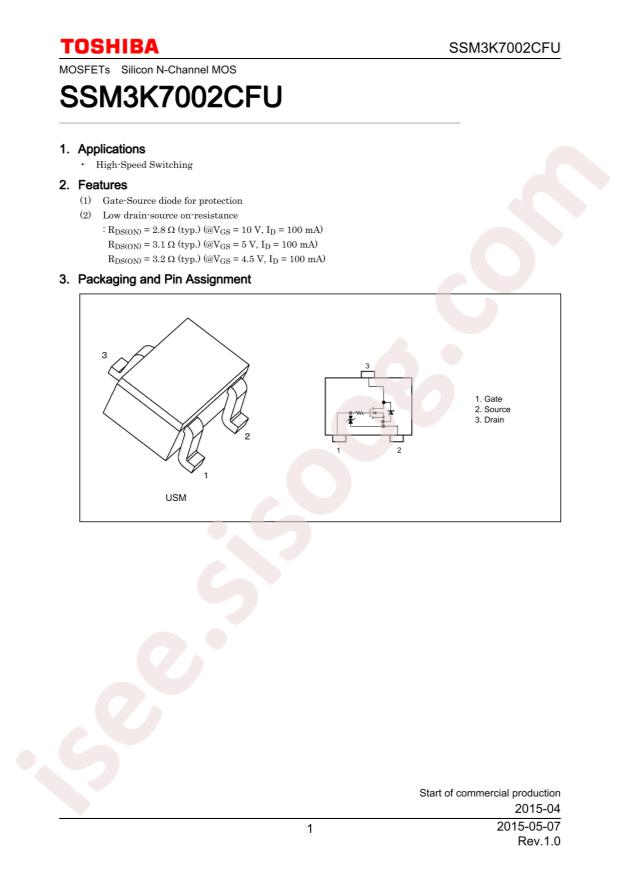 SSM3K7002CFU,LF(T