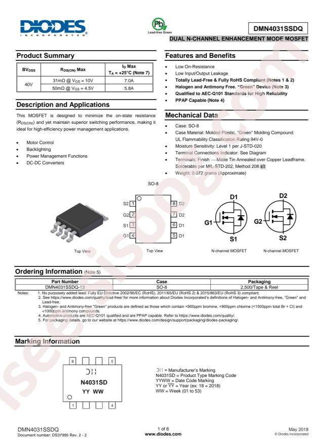 DMN4031SSDQ-13