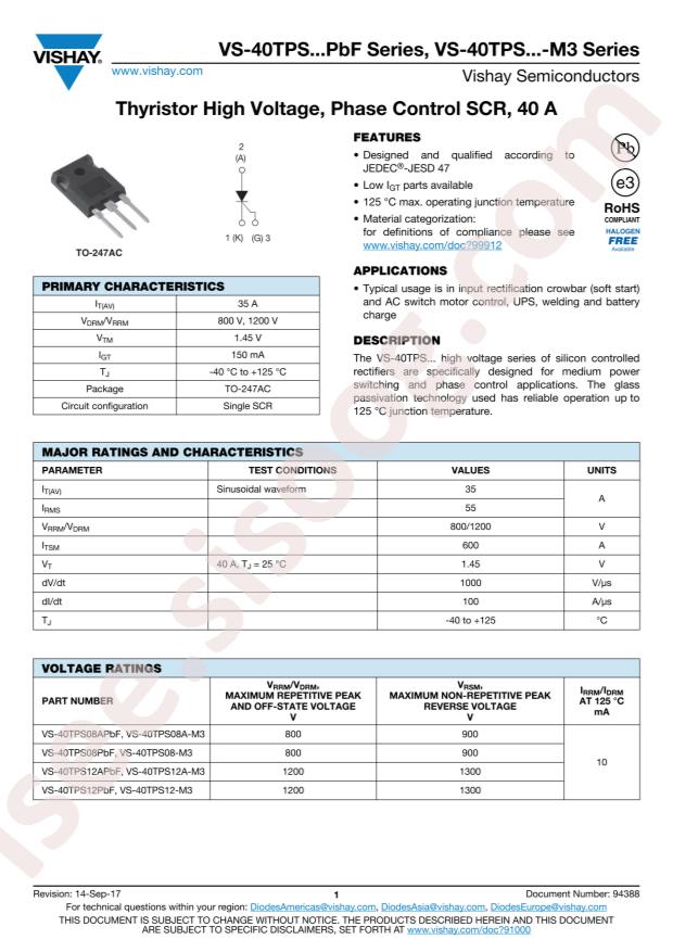 VS-40TPS08APBF