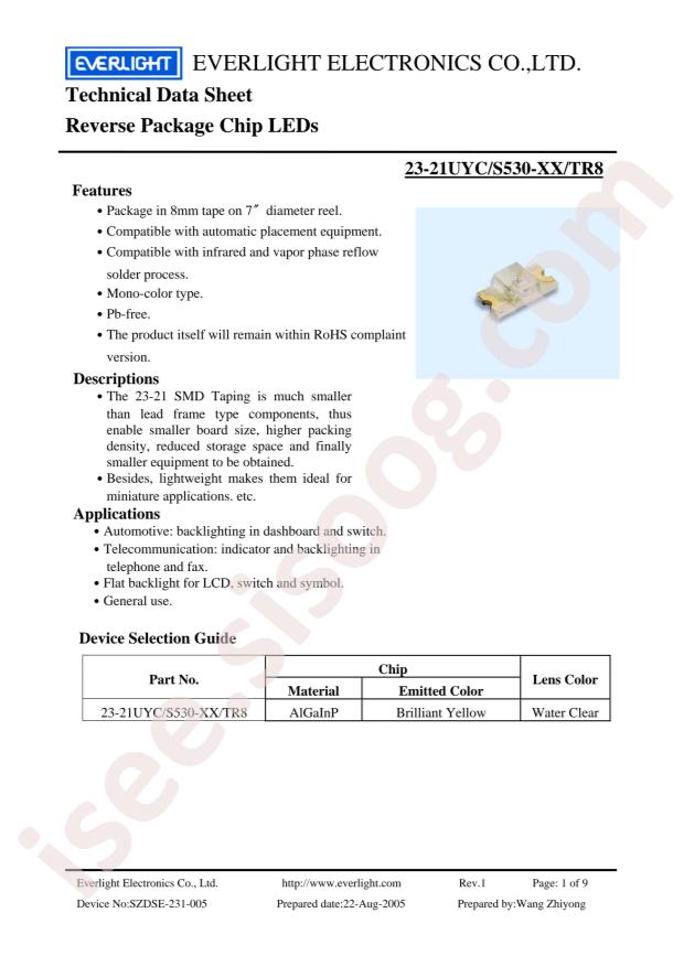 23-21UYC/S530-A3/TR8