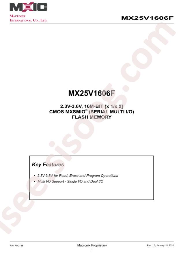 MX25V1606FM2I03