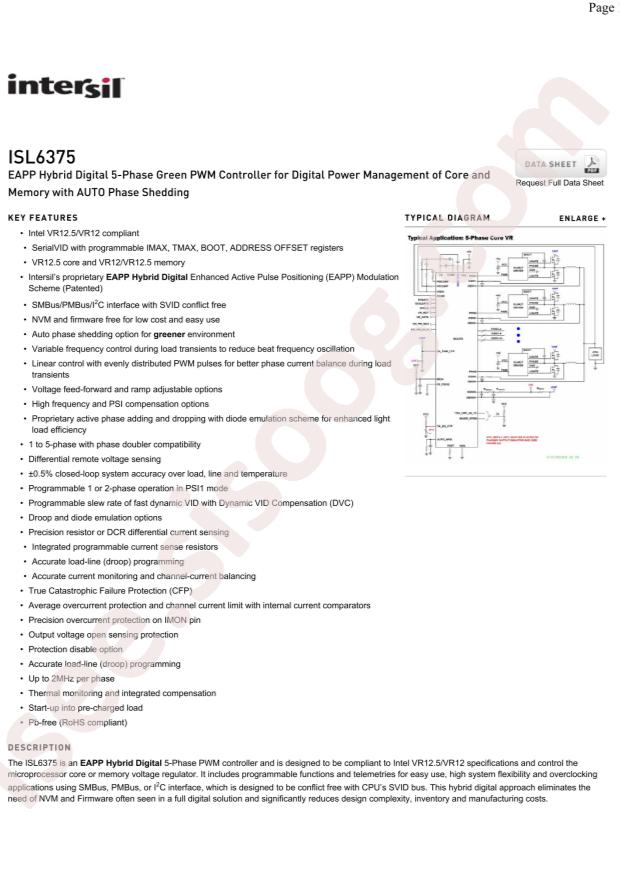 ISL6375CRTZ