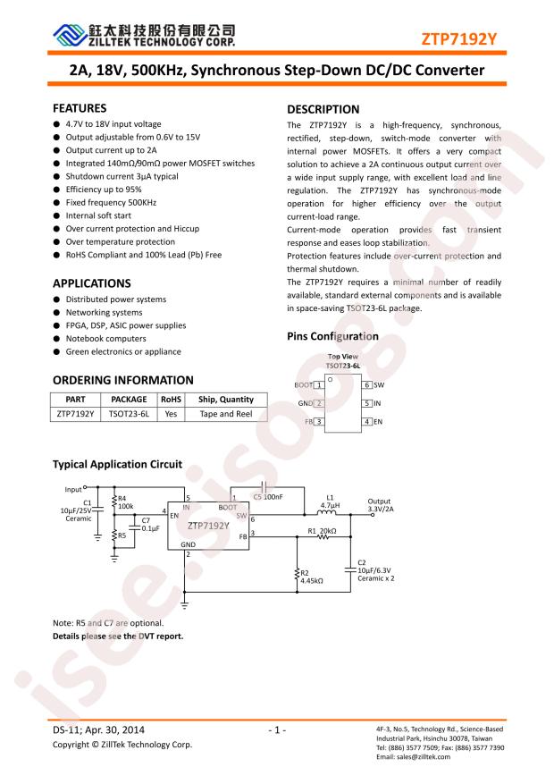 ZTP7192Y