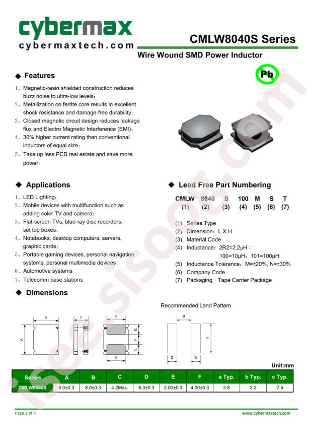 CMLW8040S101MST