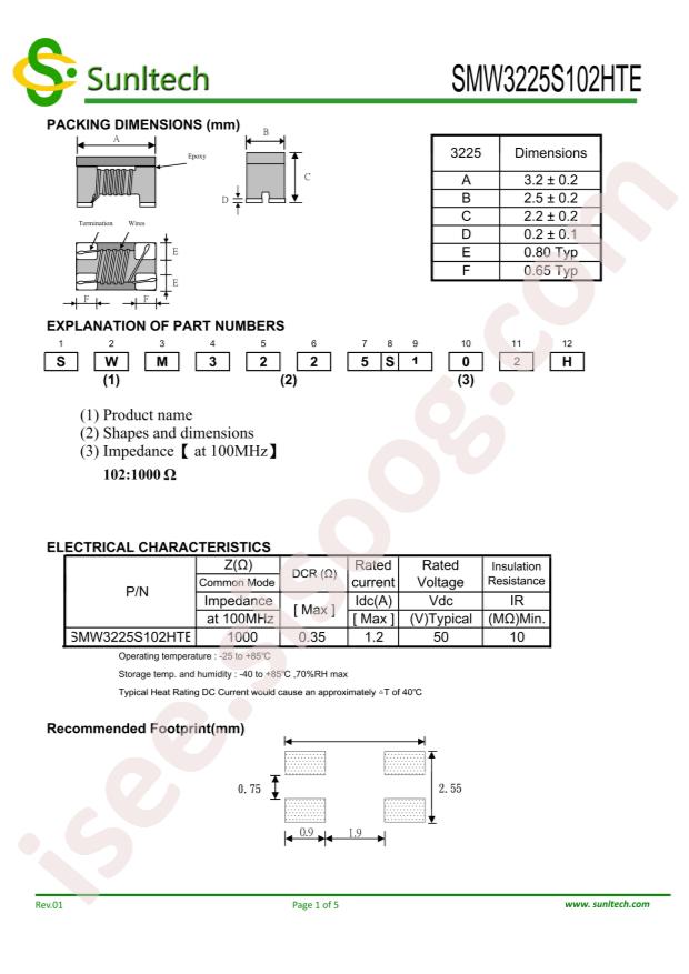 SMW3225S102HTE