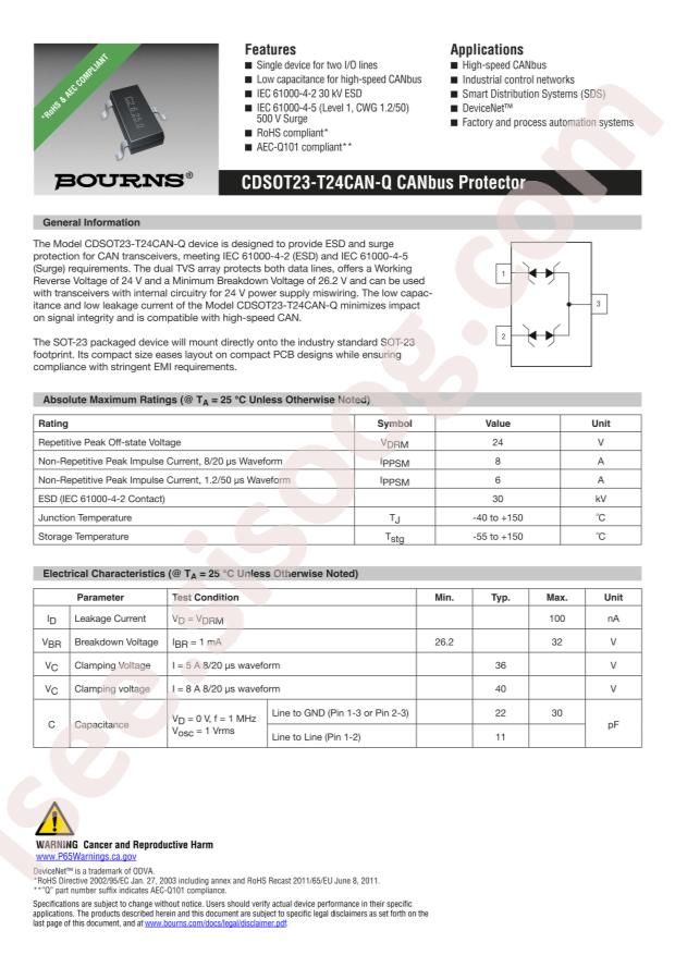 CDSOT23-T24CAN-Q