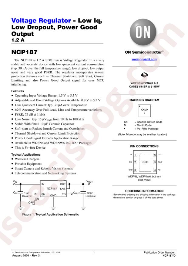 NCP187AMT120TAG