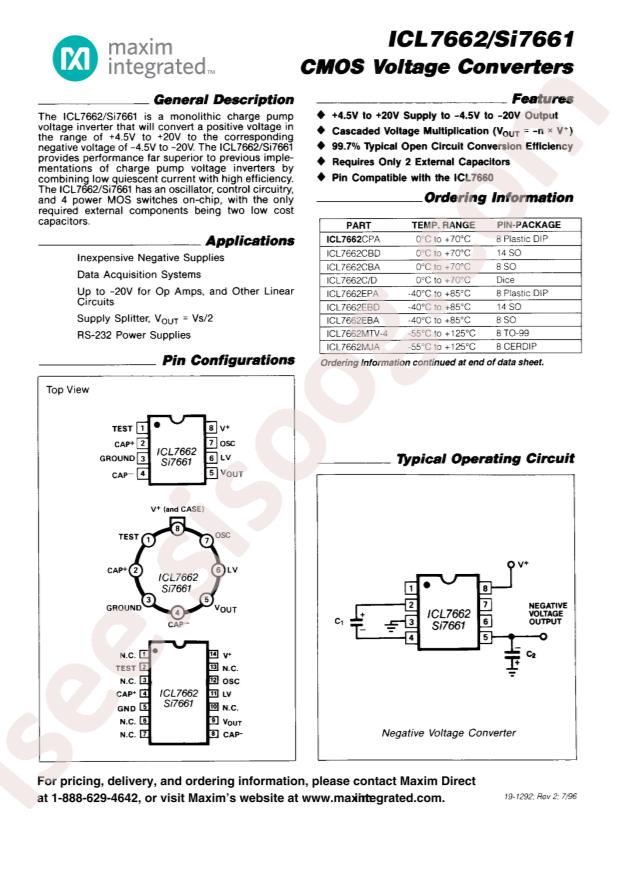 ICL7662CBA+T