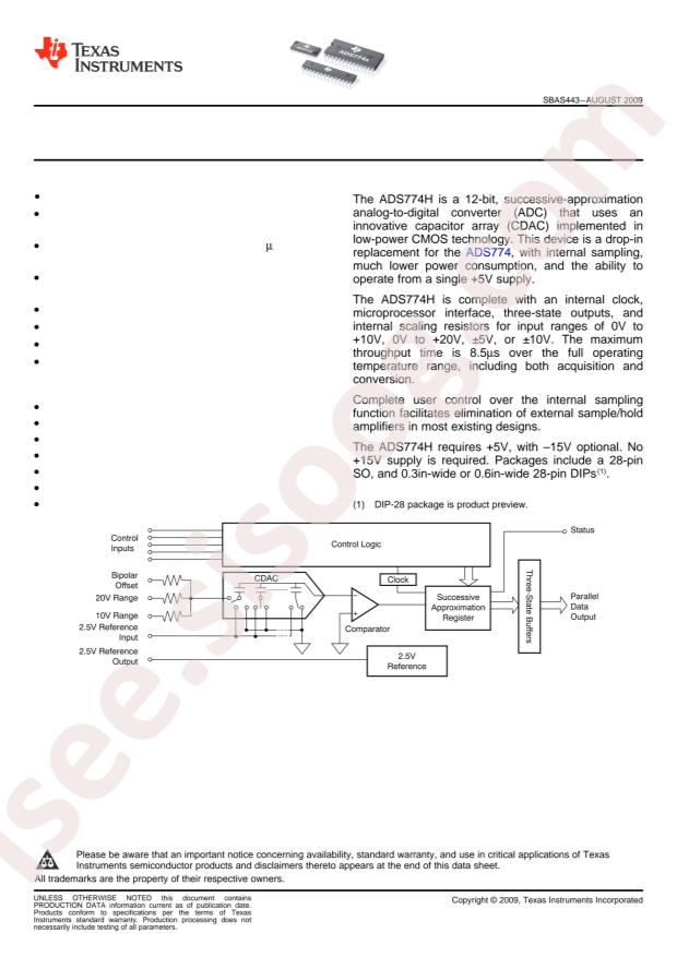 ADS774HIBDWR