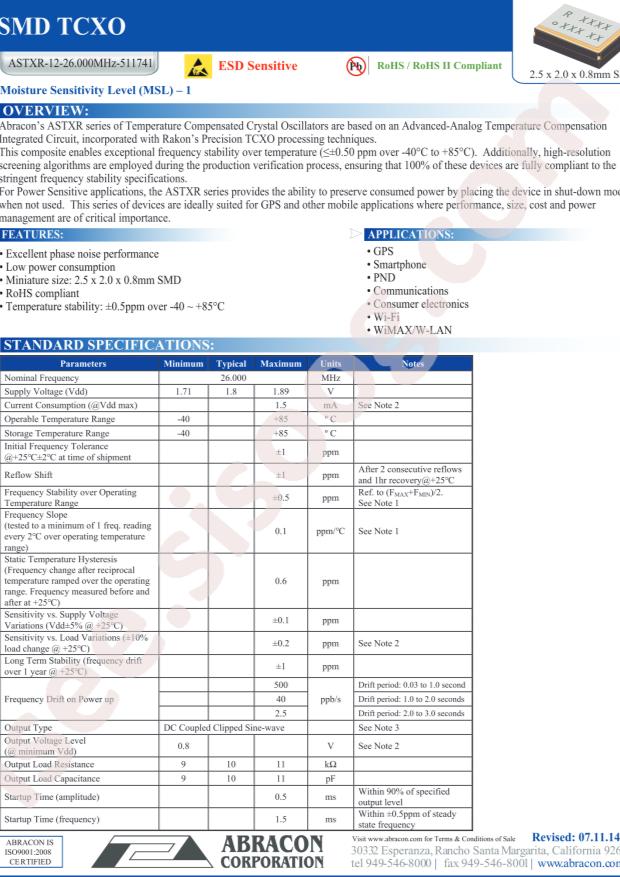 ASTXR-12-26.000MHZ-511741-T