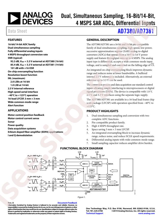 AD7380BCPZ-RL7