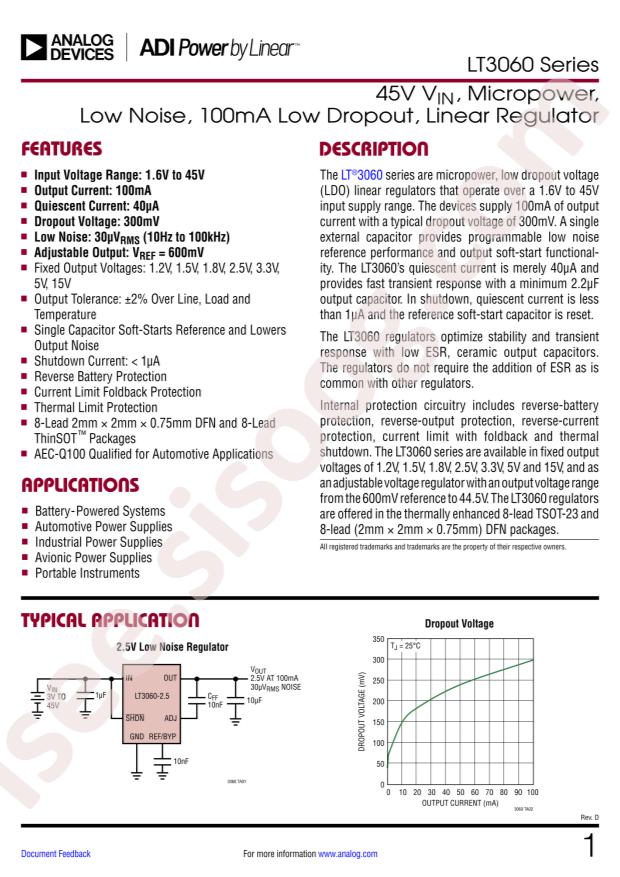 LT3060EDC-3.3#TRMPBF