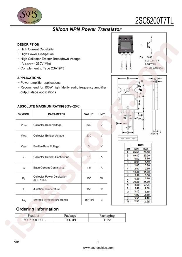2SC5200T7TL