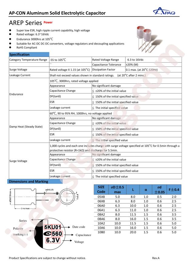 6R3AREP821M06X8E11P26