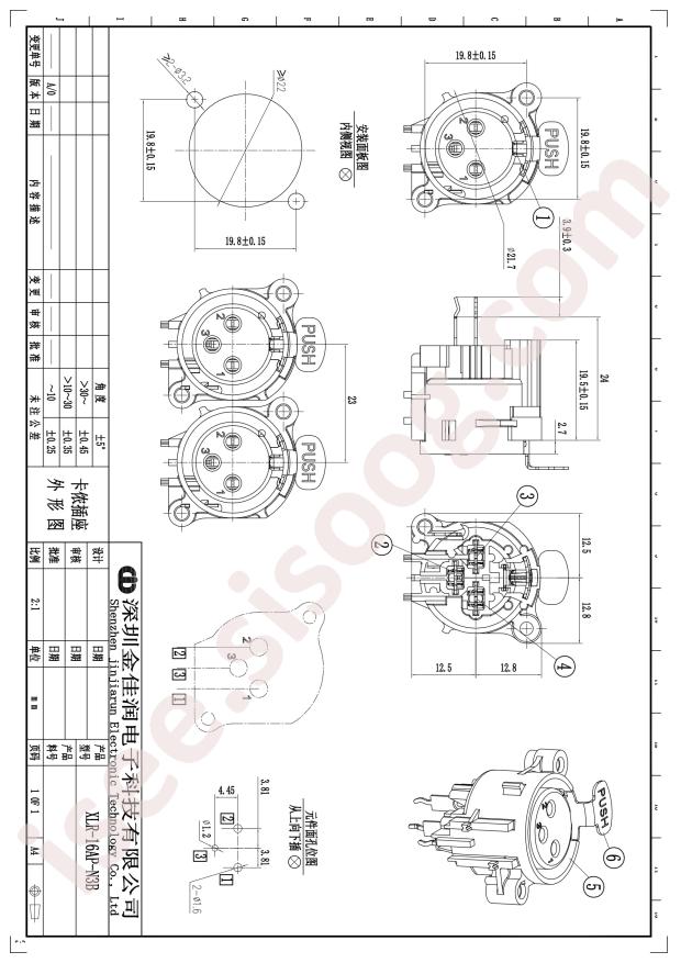 XLR-16AP-N3B