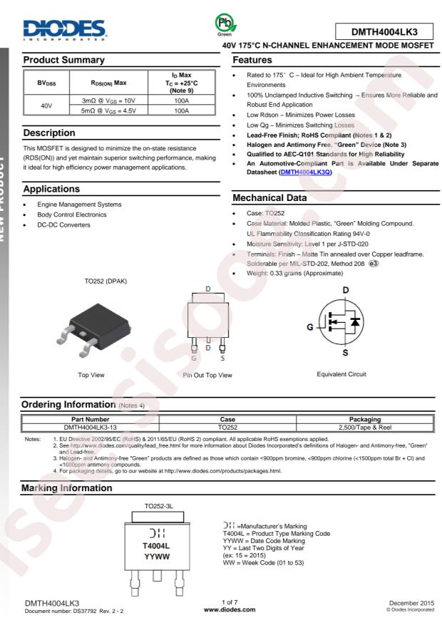 DMTH4004LK3-13