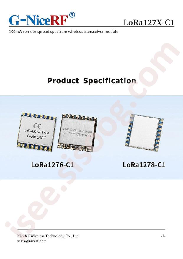 lora1276-C1-868MHz