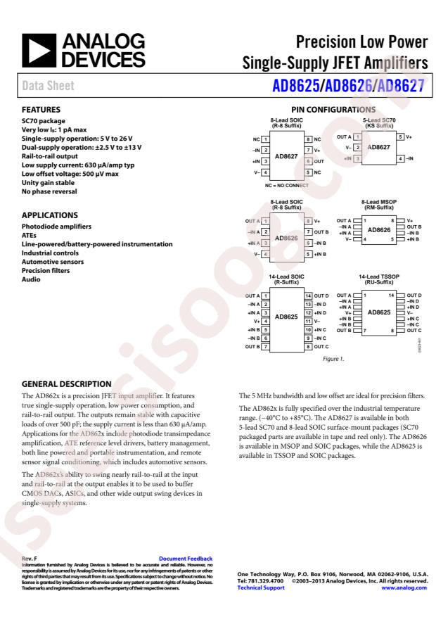 AD8627ARZ-REEL